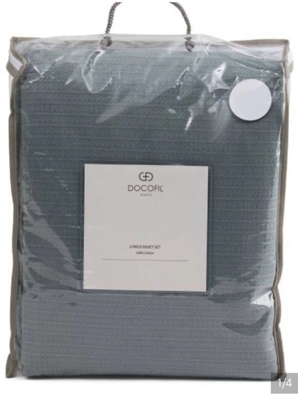 NWT and packaging- Docofil brand, made in Portugal three piece King duvet set